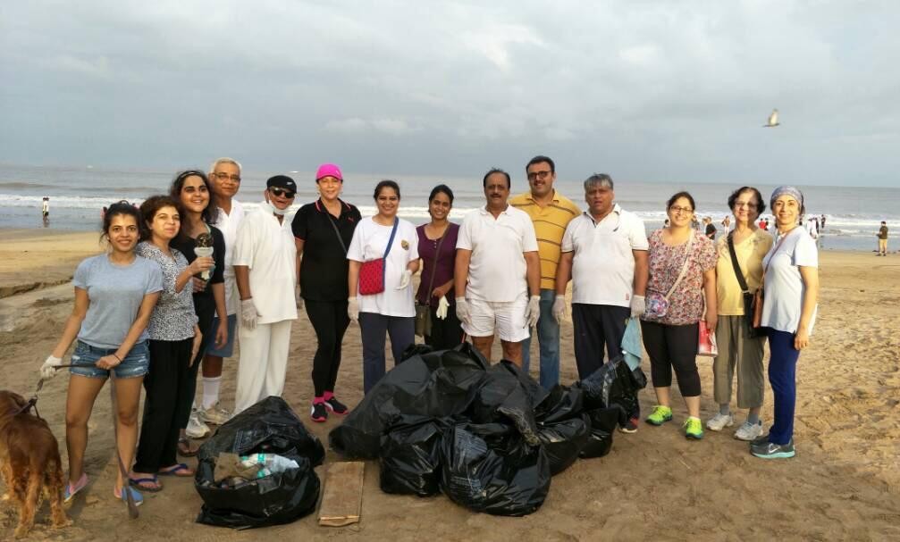 Beach clean-up drive supported by GCT